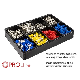 PROline Werkplaatskast assortiments bak, 8 vakken - inleg tray ten behoeve lade 335x238x45mm