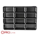 PROline Werkplaatskast assortiments bak, 12 vakken - inleg tray ten behoeve lade 335x238x45mm