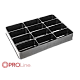 PROline Werkplaatskast assortiments bak, 12 vakken - inleg tray ten behoeve lade 335x238x45mm