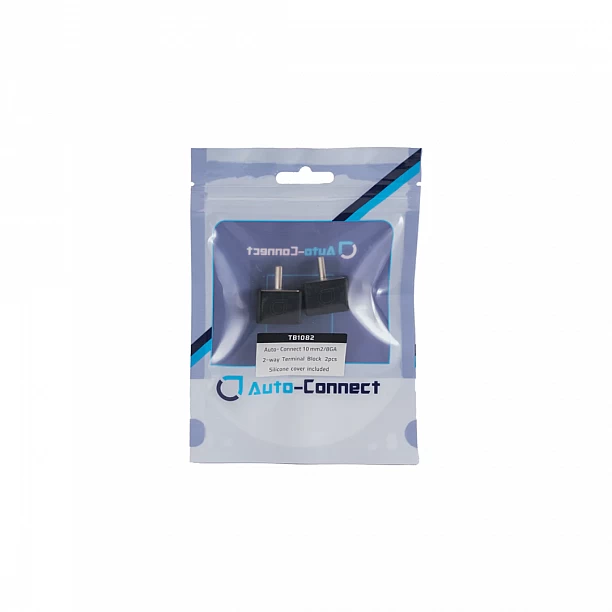 Auto-Connect Terminal block 2x 10mm/8GA to 1x6mm2/10GA